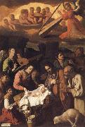 Francisco de Zurbaran Adoration of the Shepherds oil painting